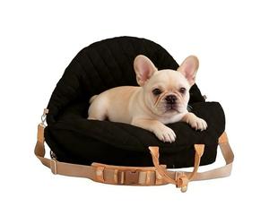 Siège de voiture pour chien, lit imperméable pour animal de compagnie, siège rehausseur pour chien avec attache de sécurité intérieure sécurisée, berceau automobile pour la sécurité mobile, la protect