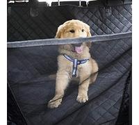 Siege de Voiture pour Chien Noir Siege Auto Chien Housse de Siège de Voiture pour Hamac Arrière pour Animaux de Compagnie