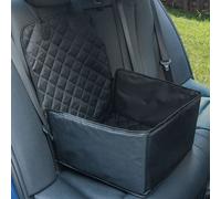 Siège de Voiture pour Chien Rehausseur Transport Auto Chiot Animaux Noir vidaXL