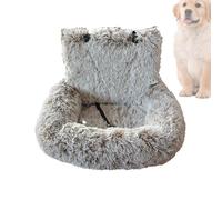 Siège de voiture pour chien | Rehausseurs de siège de voiture doux pour chien, fournitures pour animaux domestiques, lit de voyage lavable pour chiots et chatons de taille moyenne pour les voyages