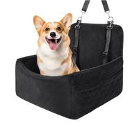 Siège de voiture pour chien, répartition uniforme du poids, 40 x 40 x 35 cm, boîte de conduite pour animal domestique, espace d'étirement optimal, pour camion, berline, pickup, camping-car, voyage en