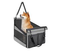 Siège de voiture pour chien | Safety Auto Backseat Carrier Seat, Wear-Resistant Material Iron Pipe Support Rod Dog Car Seat for Outdoor Adventures, Driving, and Traveling