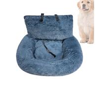 Siège de voiture pour chien - Siège de voiture doux pour chien - Lit de voyage antidérapant pour animal domestique de petite, moyenne et grande taille, chiot, chaton, aventures, camping, voyage