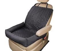 Siège de voiture pour chien, tapis de siège pour animaux de compagnie étanche portable pour les véhicules, 19,69 x 19,69 pouces Lit de voyage pliable pour SUV, camion, road trip, aventures en plein