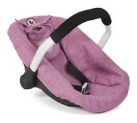 Bayer Chic 2000 - Siège de Voiture pour poupée bébé, Accessoires de poupée, Jeans Rose, 45 x 31 x 32 cm