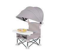 Siège De Voyage Pliable, Chaise De Salle À Manger Pliante Pour Bébé Avec Canopée Et Plateau Amovible, Semestre À Manger Pour Tout-petit, 31/11 / 37 Cm, À Portée De Main Et Utilisation À Long Terme, Id