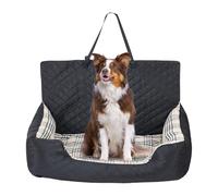 Siège de voyage pour chien - Plateforme de repos surélevée en cabine - Salon de voiture doux - Configuration rembourrée de route et d'aventure universelle - Refuge sûre pour animaux de compagnie