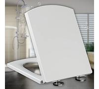 Siège de WC, Abattants de toilettes à fixation rapide et couvercle supérieur(39.5~46.5 * 34.5cm)