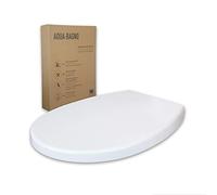 Siège de WC Aqua Bagno Smile Universal Premium Premium - siège de toilette antibactérien de haute qualité en plastique thermodurcissable avec softclose - amovible - siège de toilette - easyclean
