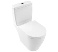 Siège de WC Avento de Villeroy & Boch, QuickRelease, SoftClose, 374x445x49mm, 9M77C101, Couleur: blanc alpin