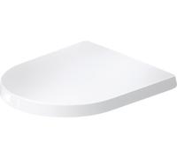 Siège de WC Balcoon Duravit, en forme de D, amovible, avec dispositif d'abaissement automatique, 0027790000, Couleur: Blanc brillant