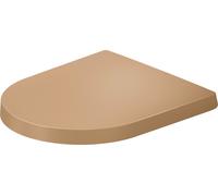 Siège de WC Balcoon Duravit, en forme de D, amovible, avec dispositif d'abaissement automatique, 002779CB00, Couleur: Clay terra Mat