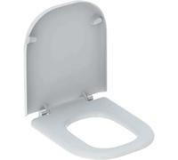 Geberit Siège de WC Renova Nr. 1 Comfort - sans barrière, design carré, fixation par le bas