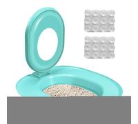 Siège d'entraînement de toilette pour chat - Système d'entraînement de toilettes de chat pour chatons, irrigateur hygiénique réutilisable | Siège urinoir pour un exercice propre, facile à nettoyer