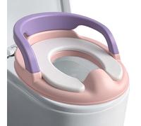Siège d'entraînement pour aller à la salle de bain pour tout-petits - Entraîneur de toilette, adaptateur de toilettes pour | Design en PP ABS rembourré doux, base stable antidérapante