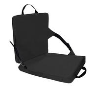 Siège d'escalier - Stade pliable, coussin avec support de dos, coussin de siège de sol portable pour l'extérieur, longue durée | Siège confortable pour baseball, pique-nique, voyage, conc