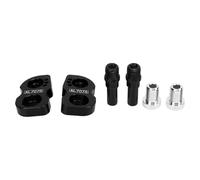 Siège D'Extension de Frein V, 1 Paire de Siège de Conversion D'Extension de Frein V pour Vélo Pliant 14 à 16 16 à 18 406 à 451 Jeu de Roues Extension de Frein V (Black)