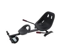 Siège d'hoverboard réglable pour trottinette auto-équilibrée avec pneu avant pour hoverboard de 6,5"-10", accessoires universels et kit de mise à niveau pour enfants et adultes (A, noir)