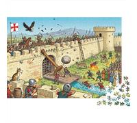 Siège du château El CID Puzzle en Bois Imperméable DIY Puzzles De 1000 Pièces pour Adultes Coloré Jeux Éducatifs