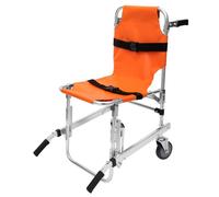 Siège En Aluminium A 2 Roues Fauteuil De Transfert Médical Léger Et Pliable Portant 159 KG Adapté Aux Ambulances Pompiers Escaliers Médicaux