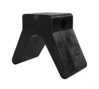 Siège en caoutchouc en forme de V de 5,1 cm conçu pour les yachts et kayaks, offre une protection contre les dommages causés par les collisions pendant le transport (1 pièce)