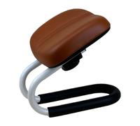 Siège en métal robuste avec coussin profilé réglable à 15° à 35° pour une position agenouillée confortable, banc portable pour pratique religieuse