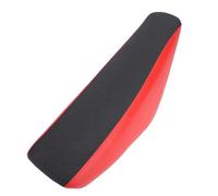 Siège en mousse plat et haut pour moto tout-terrain, siège en mousse haut pour moto avec housse en cuir respirant, siège confort absorbant les chocs pour motos tout-terrain CRF50, (Rouge)