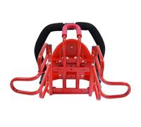 Siège enfant arrière de vélo, facile à installer, adapté aux enfants de moins de 6 ans, s'adapte à la banquette arrière standard de la plupart des vélos (rouge)
