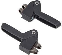 Siège enfant arrière Qibbel 6+ Junior avec repose-pieds, ceinture de sécurité et plaque de protection - Gris