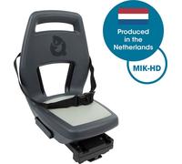 Siège enfant arrière Qibbel Junior 6+ - MIK HD - avec repose-pieds et plaque de protection - Gris granit