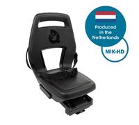 Siège enfant arrière Qibbel Junior 6+ - MIK HD - avec repose-pieds et plaque de protection - noir minuit