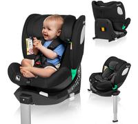 Siège enfant Lionelo Braam I-Size pivotant à 360° pour enfants de 0 à 36kg, pied de support ISOFIX+, montage face et dos à la route
