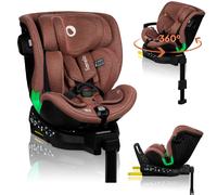 Siège enfant Lionelo Harmony i-Size, base EasyTurn 360°, ISOFIX et pied de support, BuckleAlarm, Side Impact Guard, appui-tête et dossier réglables - Rouge