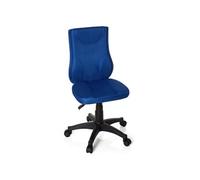 hjh OFFICE Chaise pivotante pour des Enfants KIDDY Base Tissu Bleu