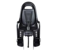 Siège Enfant vélo arrière Polisport Groovy MIK-HD pour Porte-Bagages MIK-HD, Installation Rapide et sûre, Design modernisé, Confort Optimal, Jusqu’à 22 kg et 110 cm, Couleur Noir/Gris Foncé