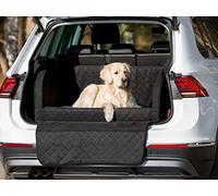 Siège et Panier de Transport pour Chien - Coffre de Voiture (Graphite Oxford, 100 x 80 cm)