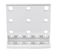 Siège Fixe en Forme de L |Support de Montage fileté en Aluminium M4x0,7 mm |Élimine la Pente dans Le Mouvement linéaire |pour roulements à Gorge en V/Robotique/Canal en U
