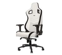 Siège gamer - NOBLE CHAIRS - Epic Series - Blanc - Cuir artificiel - Réglable en hauteur