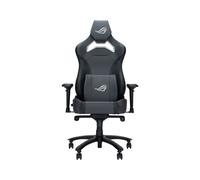 Siège Gaming ASUS ROG Chariot X Core Noir/Gris, Support 136Kg, Aluminium/Cuir/PU, Accoudoirs 4D, Inclinaison 90-155°, Roues PU 6cm, Hauteur 129-137.5cm