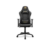Siège Gaming COUGAR Gaming Armor Elite Royal Noir, Acier, PVC, Accoudoirs 2D, Inclinaison 90-160°, Charge Max 120kg, Roues 50.8mm, Dimensions 665x690x1260mm