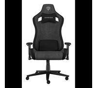 Siège Gaming GENESIS NFG-2244 Tissu Gris, Accoudoirs 2D, Mécanisme Papillon, Classe 4, 150kg max, Hauteur 129-136cm, Largeur 54.5cm