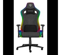 Siège Gaming GENESIS NFG-2246 Gris, Tissu, Accoudoirs 2D, Mécanisme Papillon, Hauteur Ajustable 129-136cm, Charge Max 150kg, Roues Castor, Coussin Lombaire