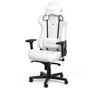 Noblechairs Chaise gaming Epic - Ergonomique pivotante, capacité 120 kg - Blanc