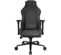 REKT ULTIM8 Chaise Gaming en Tissu Premium - Chaise de Bureau - Inclinable à 180 ° - Accoudoirs 4D - Coussin Ajustable pour La Nuque - Coussin Lombaire - Etoile en Aluminium ADC12 (Noir)