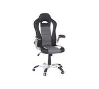 GAME SPORT - Fauteuil Gamer noir / blanc / gris