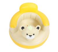 Siège Gonflable Bébé SURENHAP - Pompe Intégrée - Support Dos et Sofa Cartoon - Rose - PVC