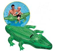 Siège Gonflable De Crocodile Pour Piscine D'Été, Jeu D'Eau Flottant En Pvc Pour Enfants, Jouets Pour Fête Sur La Plage