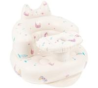 Siège gonflable pour bébé à partir de 3 mois - Siège bébé portable - Pompe à air intégrée - Avec soutien dorsal - Pour les voyages, l'apprentissage de l'alimentation - Assise (B)