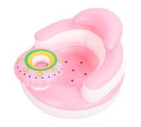 Siège Gonflable pour bébé avec Plateau et Pompe à Air, Siège de Sol pour bébé de 20 Pouces pour S'asseoir, Siège Gonflable pour bébé, Siège de Soutien pour bébé, Chaise pour