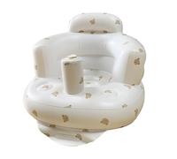 Siège gonflable pour bébé, chaise de sol imprimée pliable portable pour bébé, apprenez à vous asseoir et à jouer, chaise gonflable pour bébé pour entraîner les tout-petits et les (Bear)